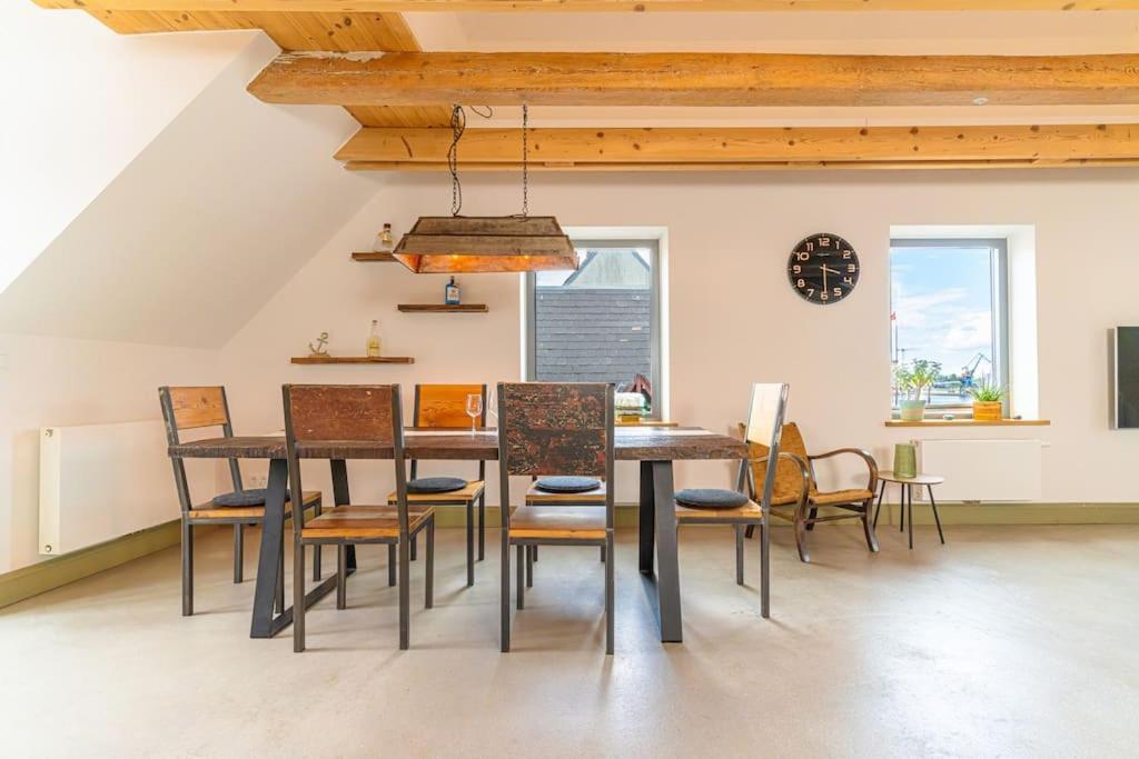 Ferienwohnung Schiffbruecke 40 เฟลนส์บวร์ก ภายนอก รูปภาพ